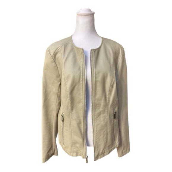 NWOT Kenneth Cole Reaction Women’s Cream Jacket - Picture 1 of 4